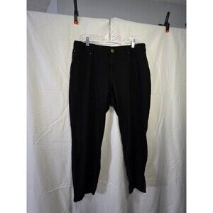 INC International Concepts Women's Black Dress Pants Size 16S Rayon Blend